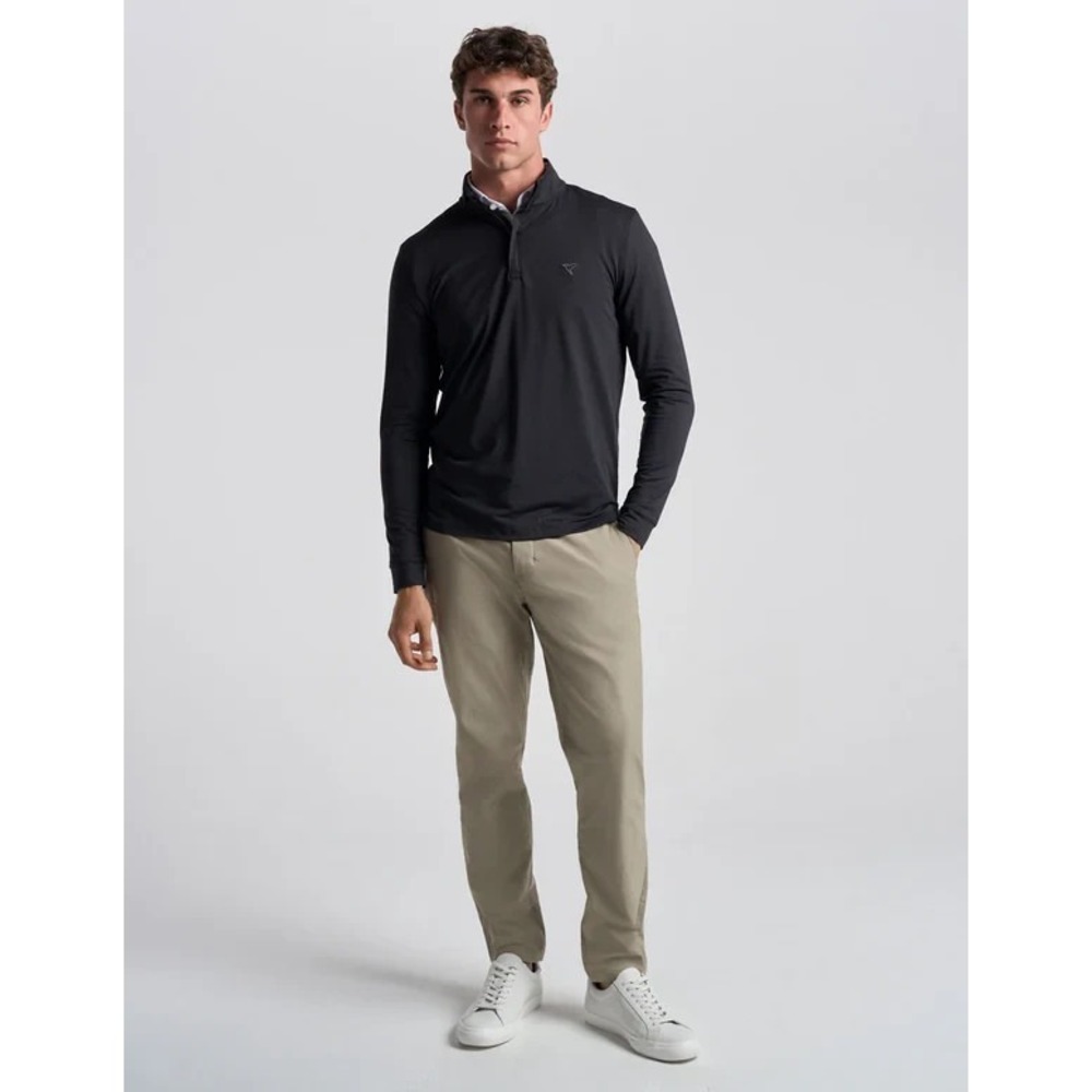 Birddogs Mens 30x30 Khaki Beige Stretch Chino Golf Pants Tapered Boomstick